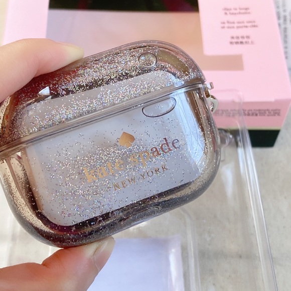Kate Spade Sliver glitter airpod pro case - Picture 5 of 12